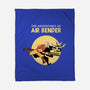 The Adventures Of Air Bender-None-Fleece-Blanket-joerawks