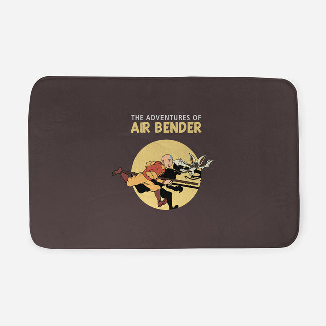 The Adventures Of Air Bender-None-Memory Foam-Bath Mat-joerawks