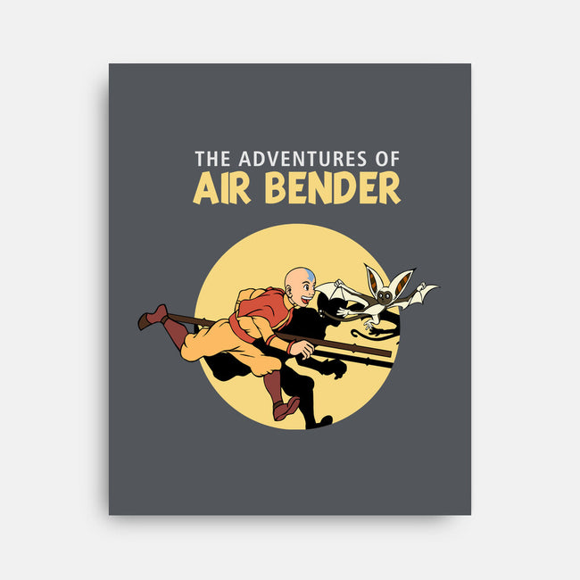 The Adventures Of Air Bender-None-Stretched-Canvas-joerawks