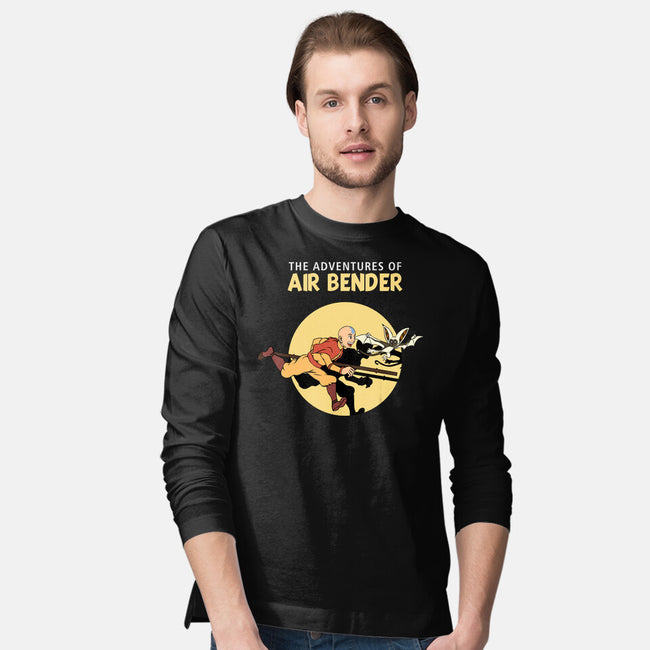 The Adventures Of Air Bender-Mens-Long Sleeved-Tee-joerawks