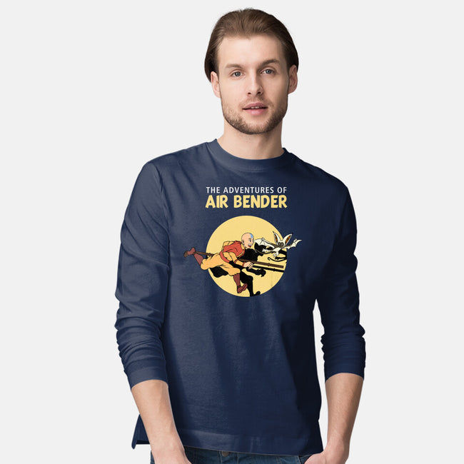 The Adventures Of Air Bender-Mens-Long Sleeved-Tee-joerawks