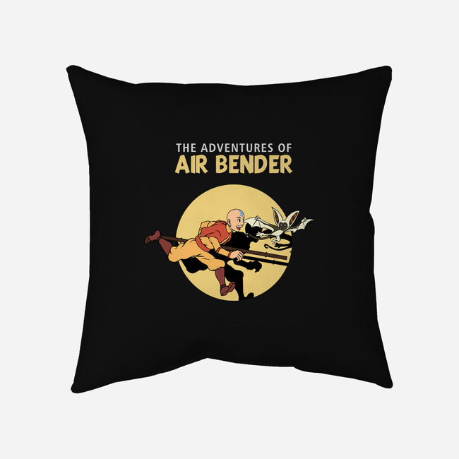 The Adventures Of Air Bender-None-Removable Cover-Throw Pillow-joerawks