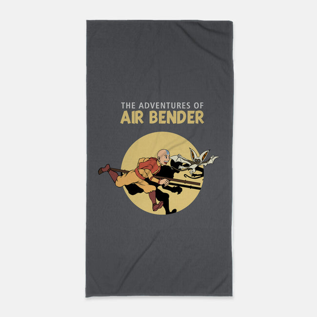 The Adventures Of Air Bender-None-Beach-Towel-joerawks