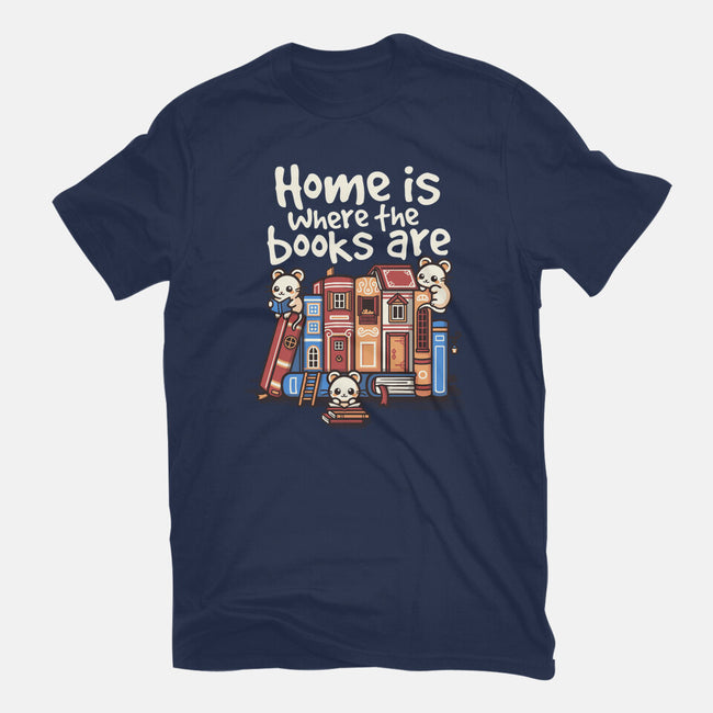 Home Is Where The Books Are-Youth-Basic-Tee-NemiMakeit