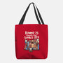 Home Is Where The Books Are-None-Basic Tote-Bag-NemiMakeit