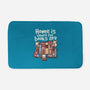 Home Is Where The Books Are-None-Memory Foam-Bath Mat-NemiMakeit