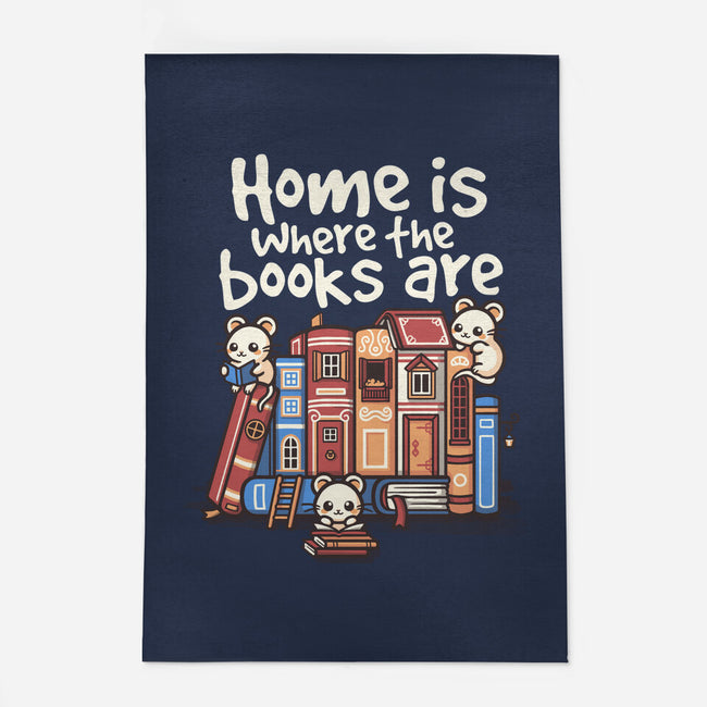 Home Is Where The Books Are-None-Indoor-Rug-NemiMakeit