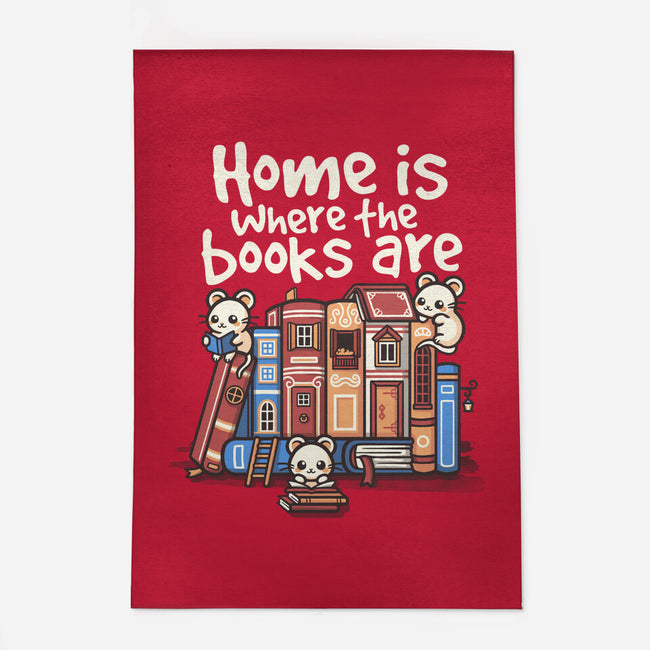 Home Is Where The Books Are-None-Indoor-Rug-NemiMakeit