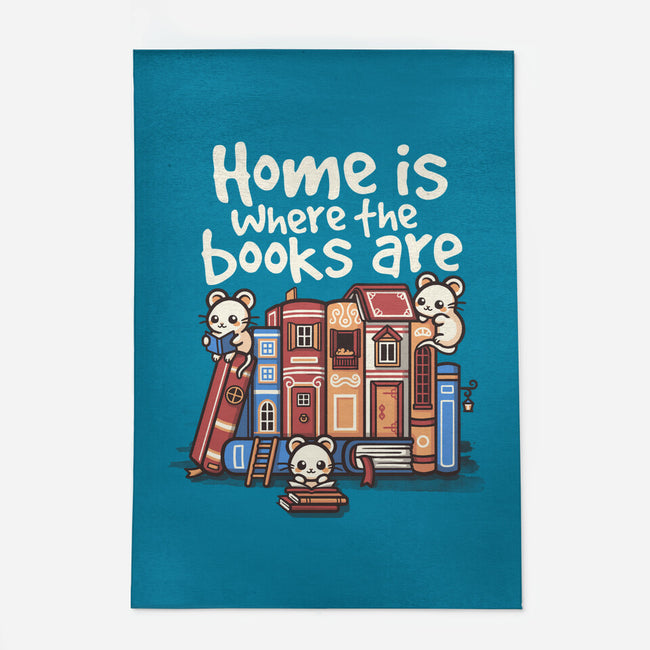 Home Is Where The Books Are-None-Indoor-Rug-NemiMakeit