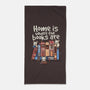 Home Is Where The Books Are-None-Beach-Towel-NemiMakeit