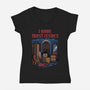 RPG Trust Issues-Womens-V-Neck-Tee-Studio Mootant