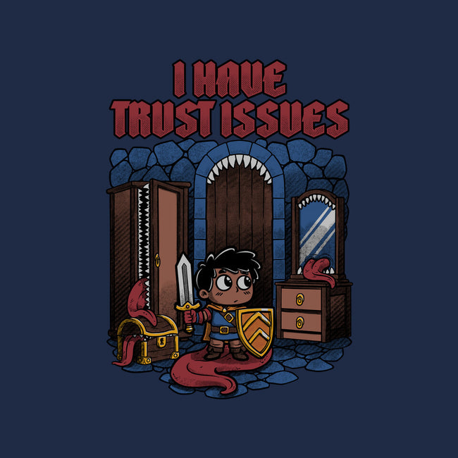 RPG Trust Issues-Womens-V-Neck-Tee-Studio Mootant