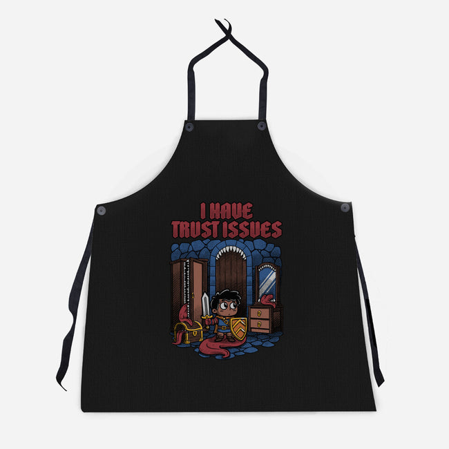 RPG Trust Issues-Unisex-Kitchen-Apron-Studio Mootant