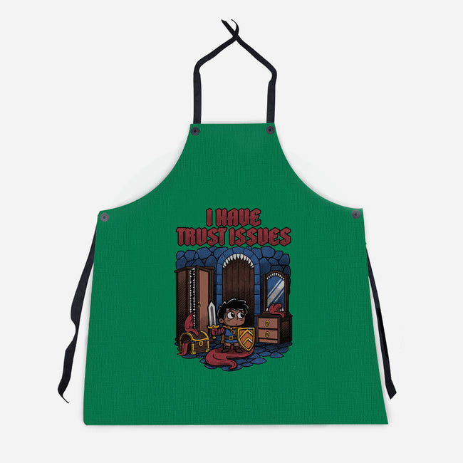 RPG Trust Issues-Unisex-Kitchen-Apron-Studio Mootant