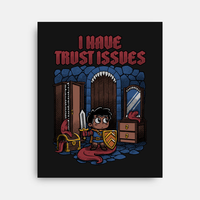 RPG Trust Issues-None-Stretched-Canvas-Studio Mootant