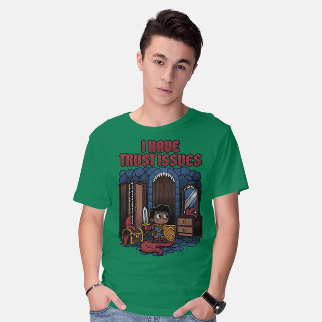 RPG Trust Issues-Mens-Basic-Tee-Studio Mootant