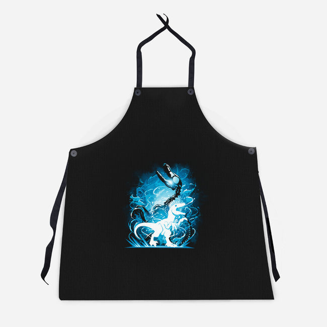 Raptor Fossil-Unisex-Kitchen-Apron-Vallina84