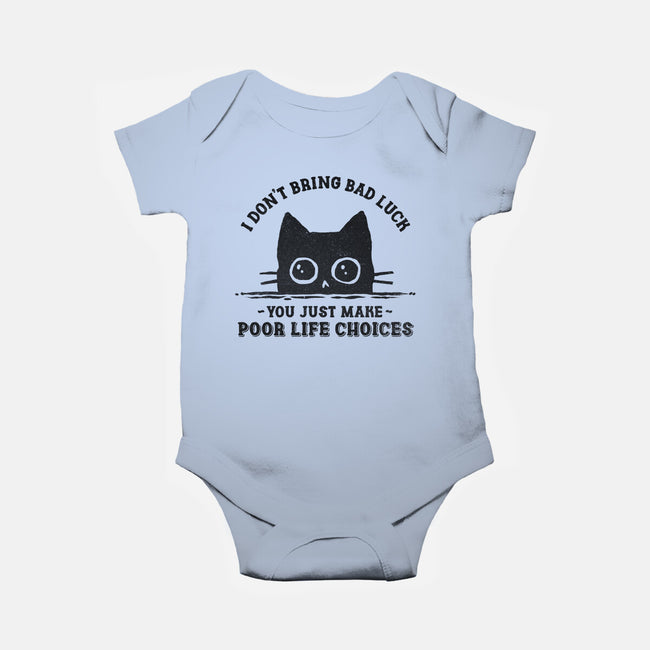 Poor Life Choices-Baby-Basic-Onesie-kg07