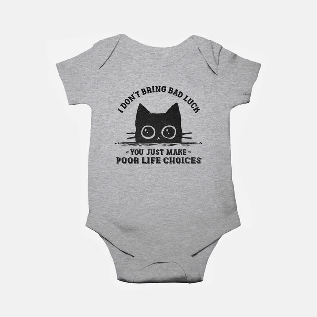 Poor Life Choices-Baby-Basic-Onesie-kg07