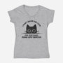 Poor Life Choices-Womens-V-Neck-Tee-kg07