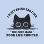 Poor Life Choices-Womens-Fitted-Tee-kg07