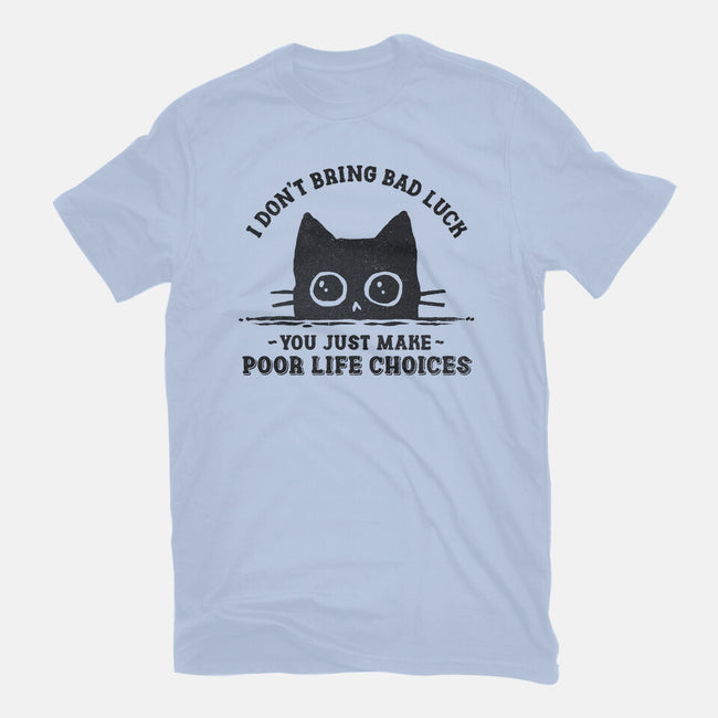 Poor Life Choices-Womens-Fitted-Tee-kg07