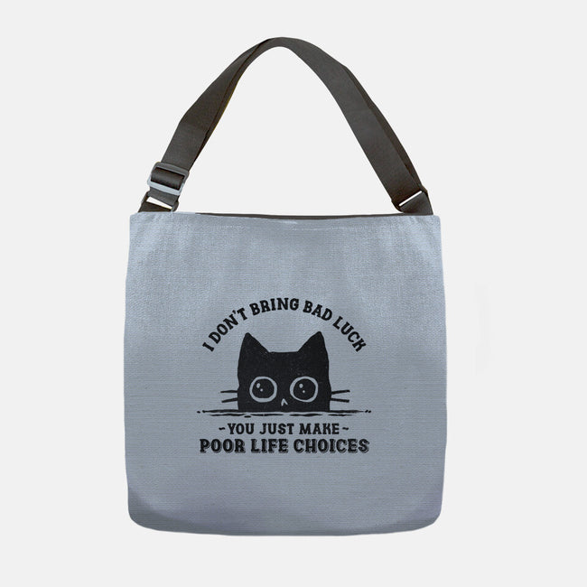 Poor Life Choices-None-Adjustable Tote-Bag-kg07