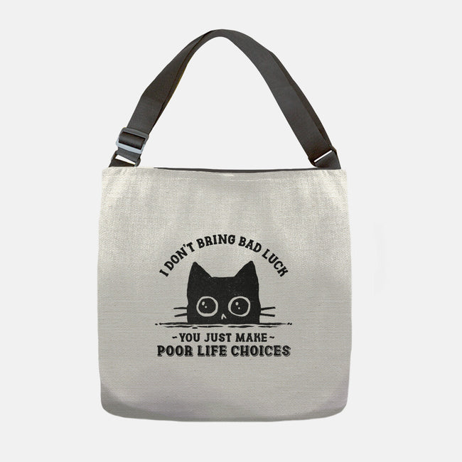 Poor Life Choices-None-Adjustable Tote-Bag-kg07