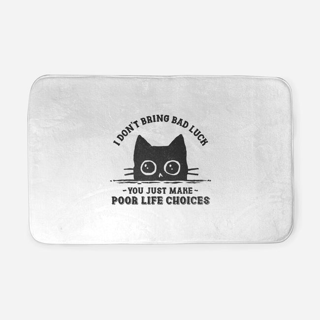 Poor Life Choices-None-Memory Foam-Bath Mat-kg07