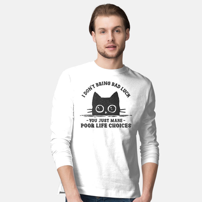 Poor Life Choices-Mens-Long Sleeved-Tee-kg07