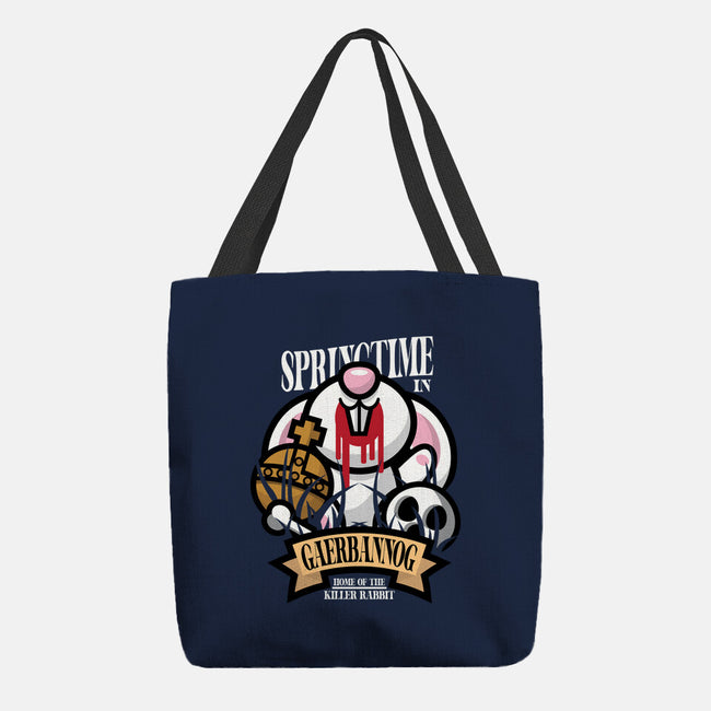 Spring Killer Rabbit-None-Basic Tote-Bag-jrberger