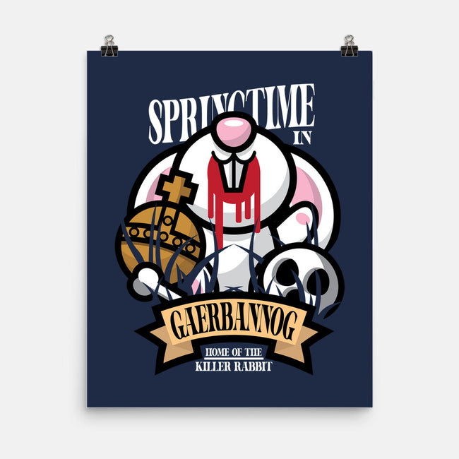 Spring Killer Rabbit-None-Matte-Poster-jrberger