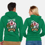 Spring Killer Rabbit-Unisex-Zip-Up-Sweatshirt-jrberger