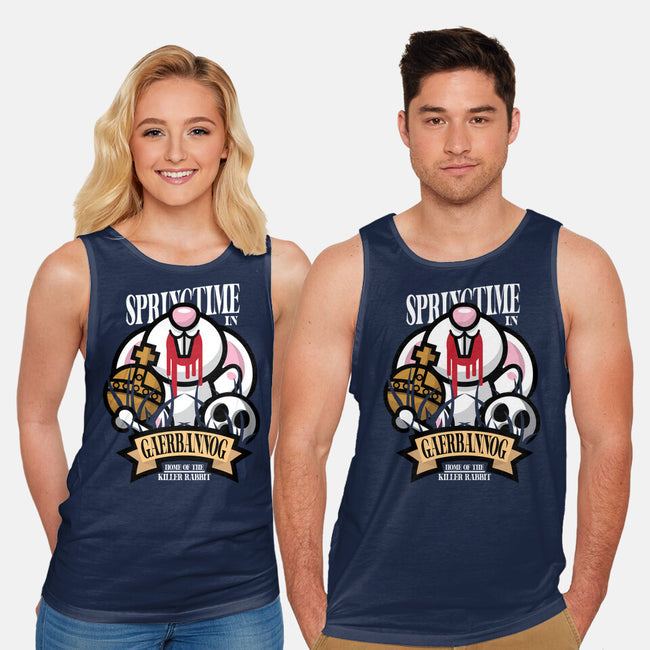 Spring Killer Rabbit-Unisex-Basic-Tank-jrberger