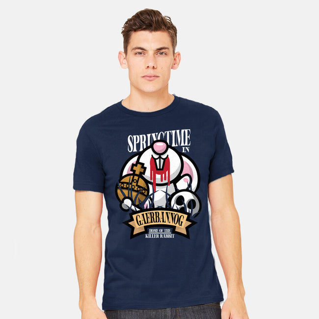 Spring Killer Rabbit-Mens-Heavyweight-Tee-jrberger