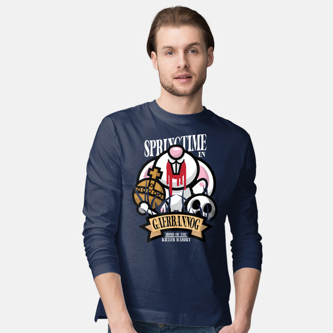 Spring Killer Rabbit-Mens-Long Sleeved-Tee-jrberger