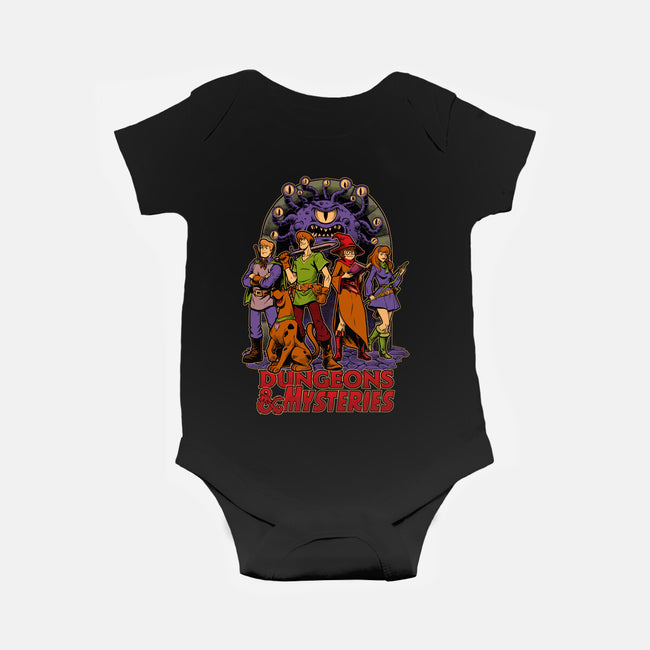 Dungeons And Mysteries-Baby-Basic-Onesie-Studio Mootant