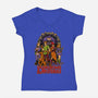 Dungeons And Mysteries-Womens-V-Neck-Tee-Studio Mootant