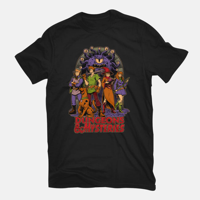 Dungeons And Mysteries-Mens-Heavyweight-Tee-Studio Mootant