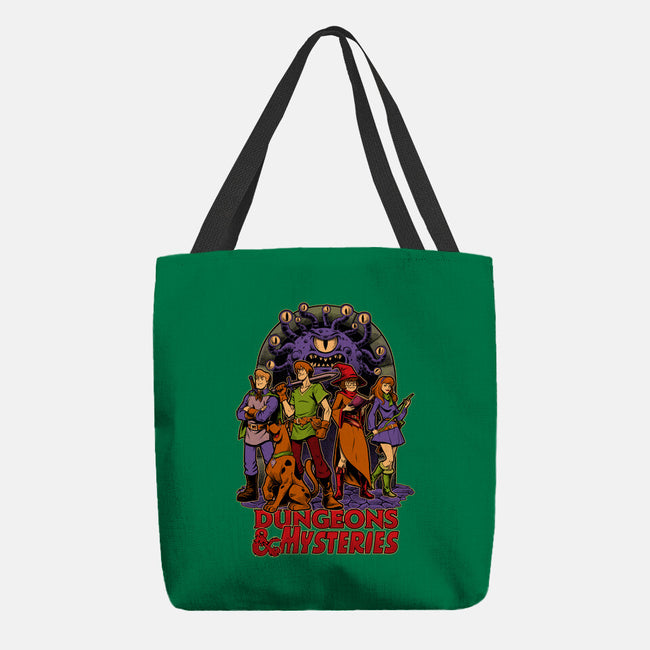 Dungeons And Mysteries-None-Basic Tote-Bag-Studio Mootant