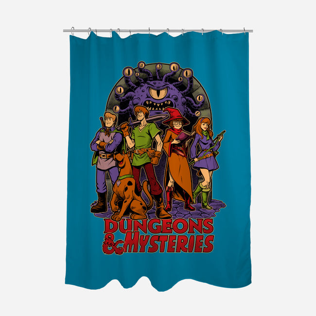 Dungeons And Mysteries-None-Polyester-Shower Curtain-Studio Mootant