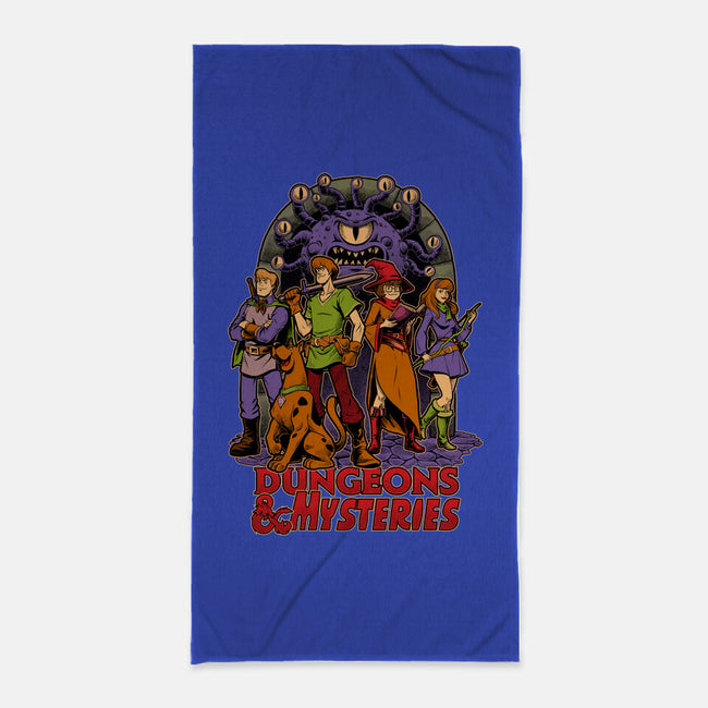 Dungeons And Mysteries-None-Beach-Towel-Studio Mootant