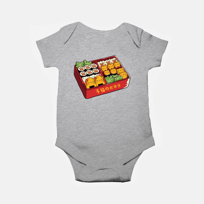 Purrfect Bento Kawaii Cats-Baby-Basic-Onesie-tobefonseca