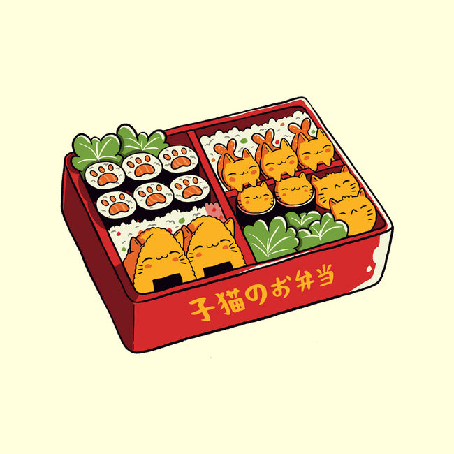 Purrfect Bento Kawaii Cats-None-Fleece-Blanket-tobefonseca