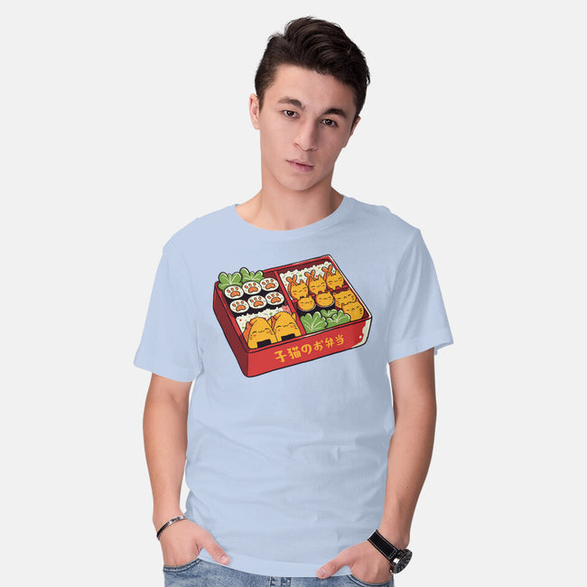 Purrfect Bento Kawaii Cats-Mens-Basic-Tee-tobefonseca