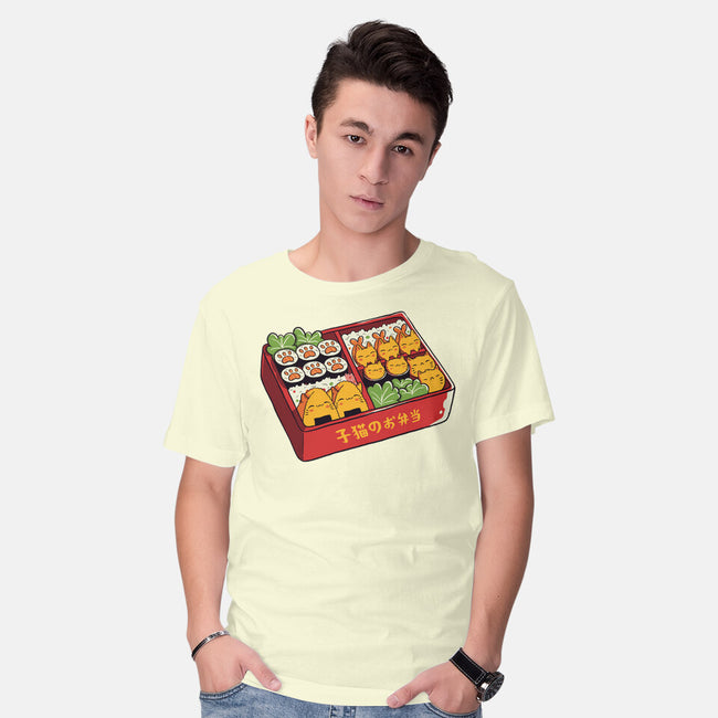 Purrfect Bento Kawaii Cats-Mens-Basic-Tee-tobefonseca