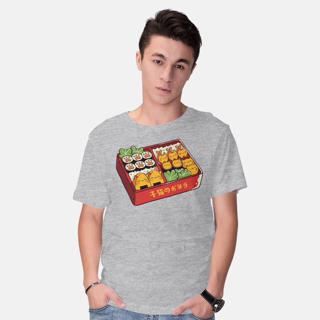 Purrfect Bento Kawaii Cats-Mens-Basic-Tee-tobefonseca