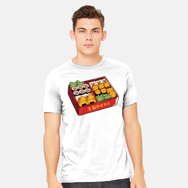 Purrfect Bento Kawaii Cats-Mens-Heavyweight-Tee-tobefonseca