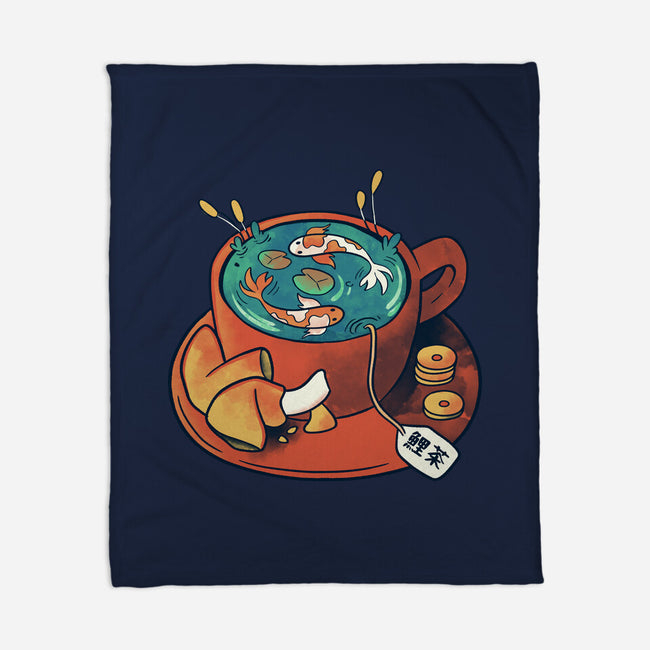 Koi Tea Zen Break-None-Fleece-Blanket-tobefonseca