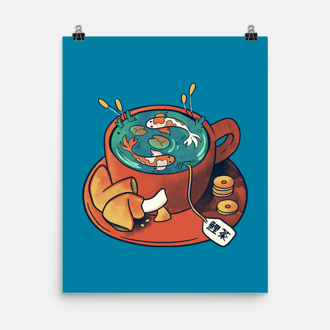 Koi Tea Zen Break-None-Matte-Poster-tobefonseca